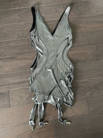 Stretchy silver dress